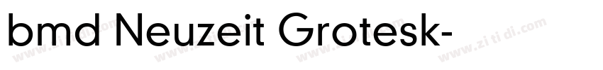 bmd Neuzeit Grotesk字体转换